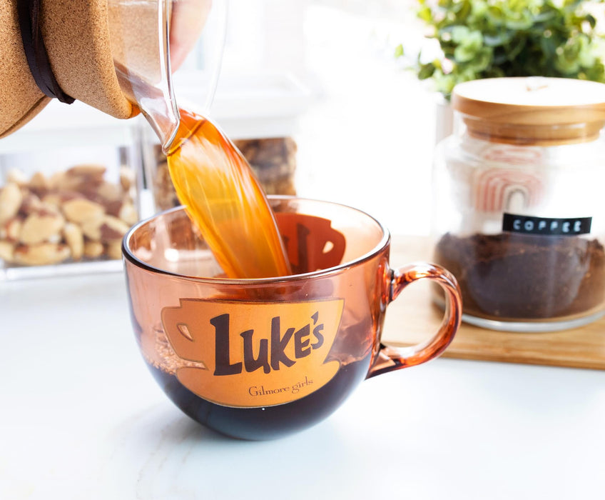 Gilmore Girls - Luke's Diner Glass Mug | Holds 16 Ounces