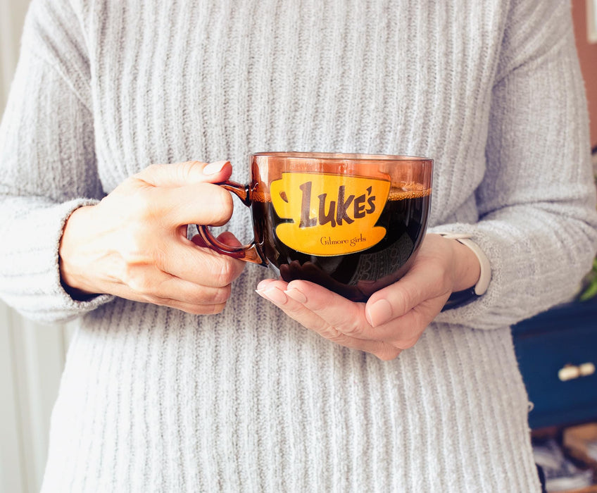 Gilmore Girls - Luke's Diner Glass Mug | Holds 16 Ounces