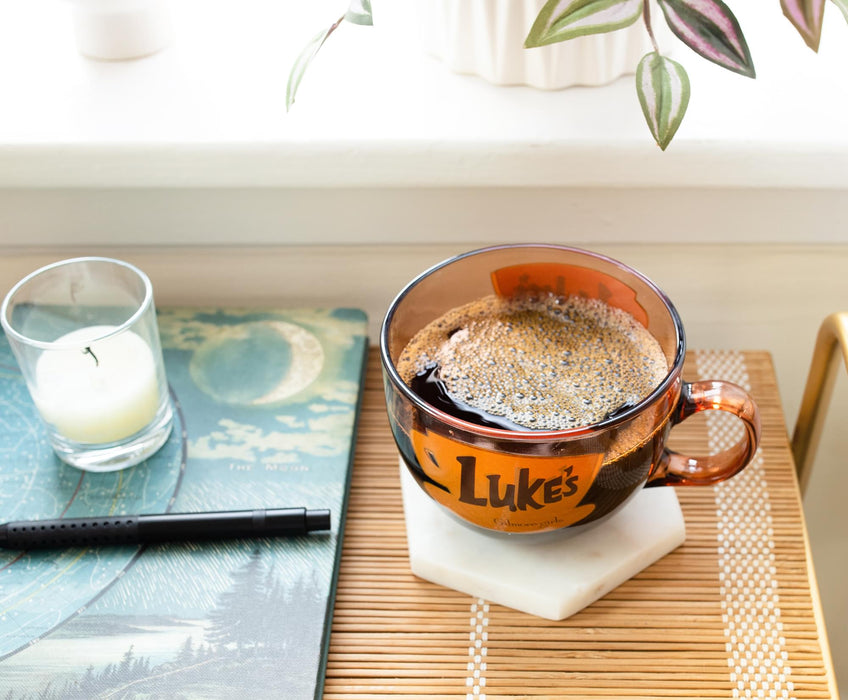 Gilmore Girls - Luke's Diner Glass Mug | Holds 16 Ounces