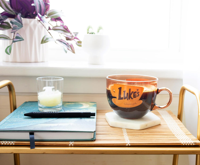 Gilmore Girls - Luke's Diner Glass Mug | Holds 16 Ounces