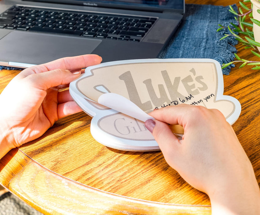 Gilmore Girls - "Luke's" Die-Cut Sticky Notepad | 8 x 6 Inches