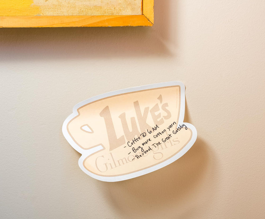Gilmore Girls - "Luke's" Die-Cut Sticky Notepad | 8 x 6 Inches