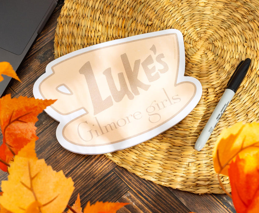 Gilmore Girls - "Luke's" Die-Cut Sticky Notepad | 8 x 6 Inches