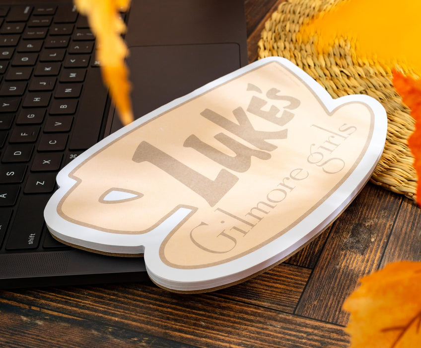 Gilmore Girls - "Luke's" Die-Cut Sticky Notepad | 8 x 6 Inches