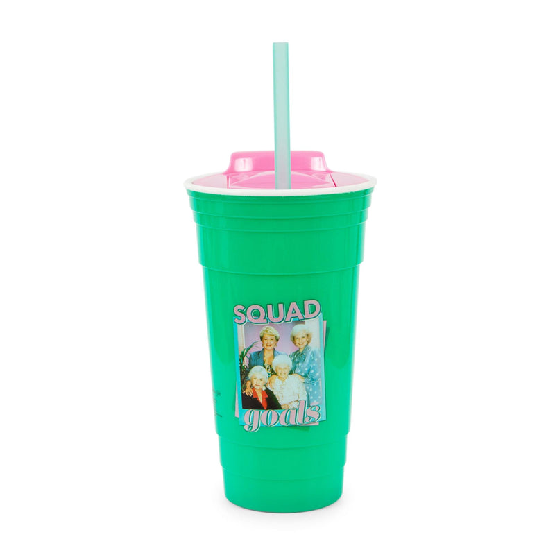 The Golden Girls "Squad Goals" Tumbler with Lid and Straw | Holds 32 Ounces product image 1 of 7