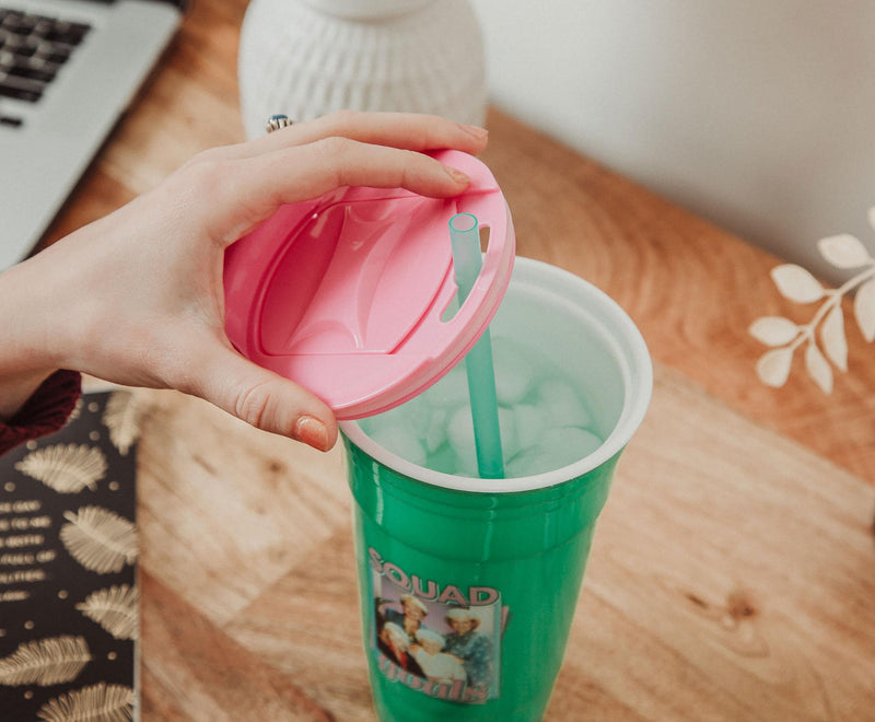 The Golden Girls "Squad Goals" Tumbler with Lid and Straw | Holds 32 Ounces product image 3 of 7