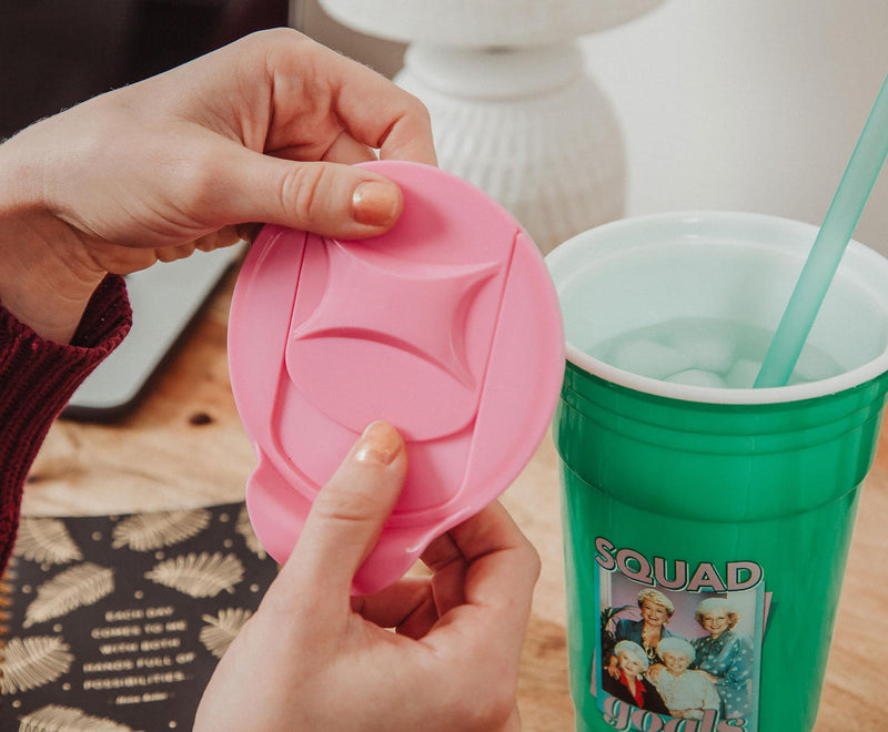 The Golden Girls "Squad Goals" Tumbler with Lid and Straw | Holds 32 Ounces product image 4 of 7