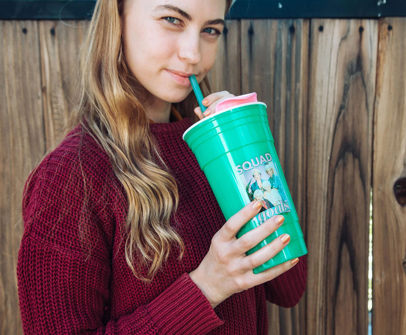 The Golden Girls "Squad Goals" Tumbler with Lid and Straw | Holds 32 Ounces product image 5 of 7