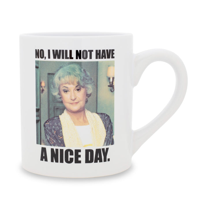 The Golden Girls Dorothy "Nice Day" Ceramic Mug | Holds 14 Ounces