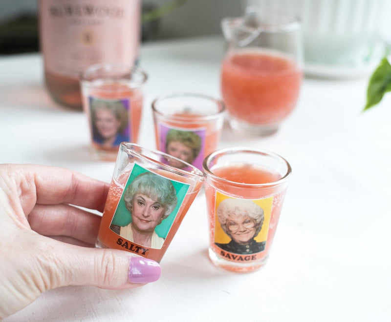 The Golden Girls "Thirsty Salty Extra Savage" 1.5-Ounce Mini Glasses | Set Of 4 product image 2 of 7