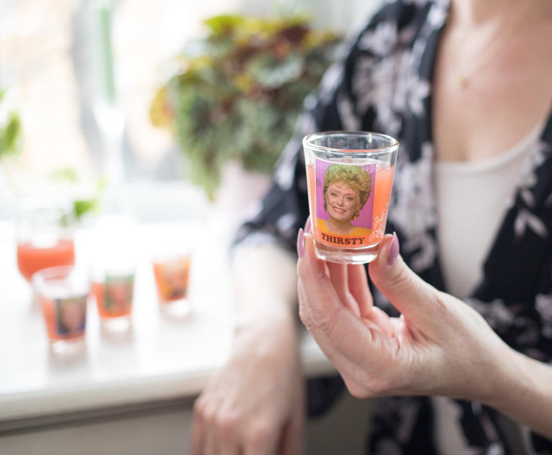 The Golden Girls "Thirsty Salty Extra Savage" 1.5-Ounce Mini Glasses | Set Of 4 product image 3 of 7