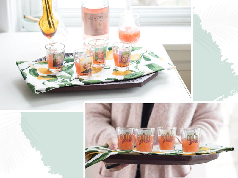 The Golden Girls "Thirsty Salty Extra Savage" 1.5-Ounce Mini Glasses | Set Of 4 product image 6 of 7