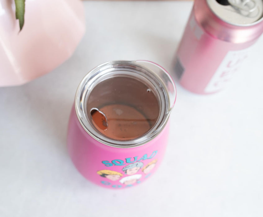 The Golden Girls "Squad Goals" 10-Ounce Stainless Steel Stemless Tumbler w/ Lid