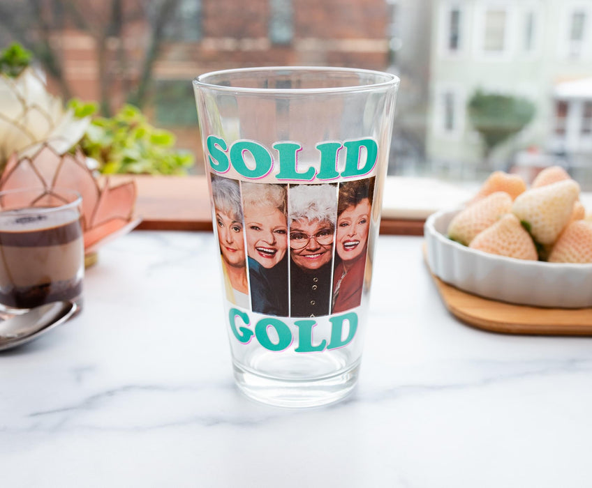 The Golden Girls "Stay Golden" Pint Glass and Coffee Mug Set