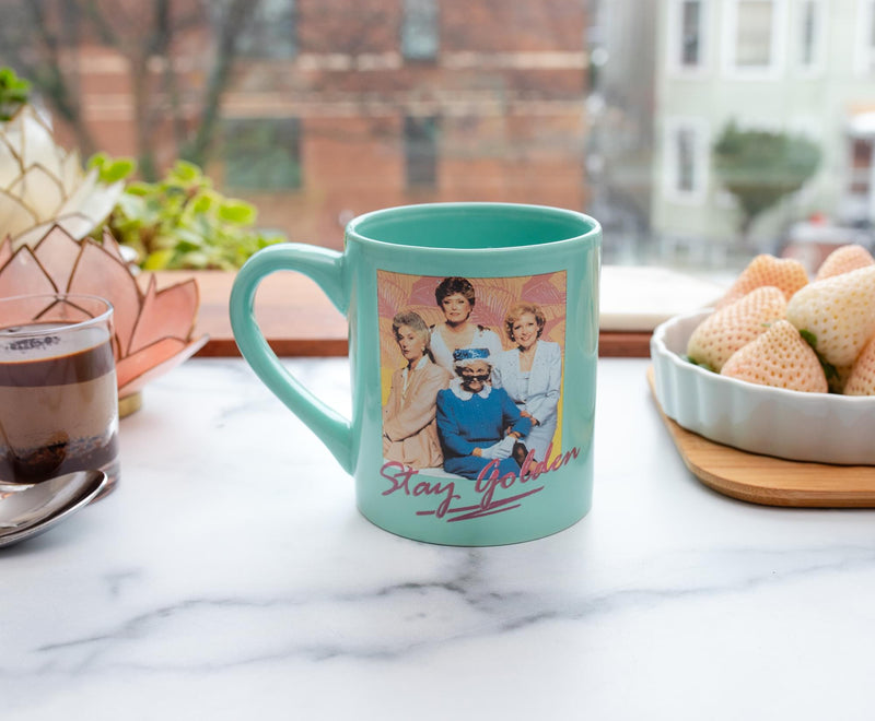 The Golden Girls "Stay Golden" Pint Glass and Coffee Mug Set product image 4 of 9