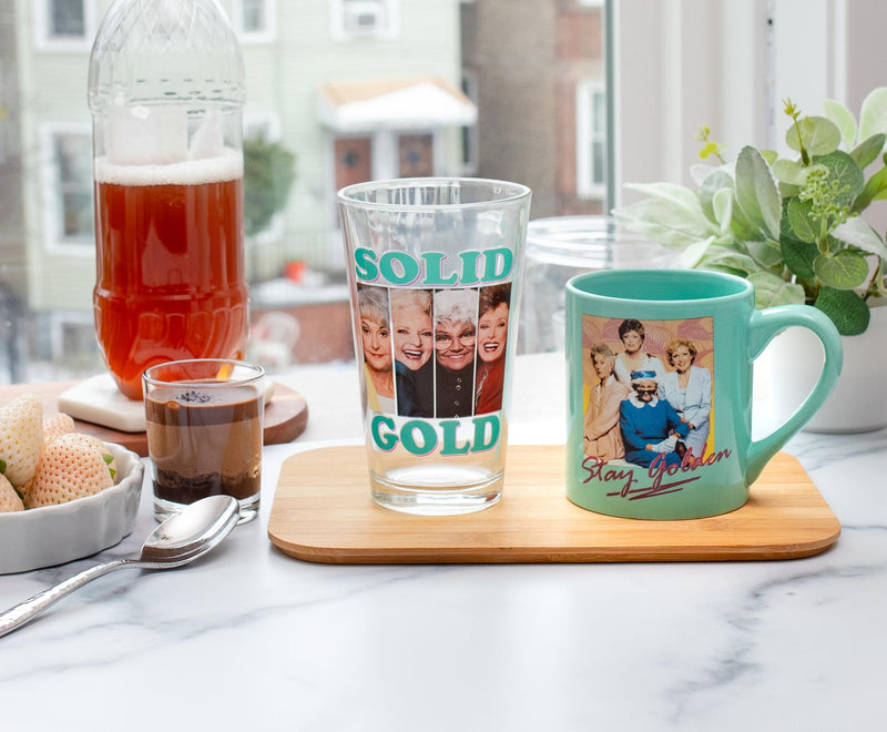 The Golden Girls "Stay Golden" Pint Glass and Coffee Mug Set product image 9 of 9