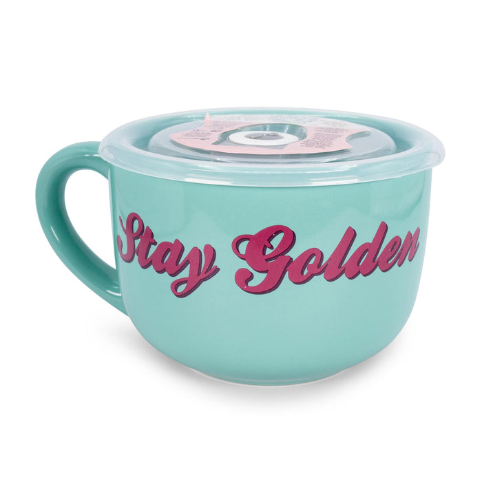 The Golden Girls Ceramic Soup Mug with Vented Lid | Holds 24 Ounces