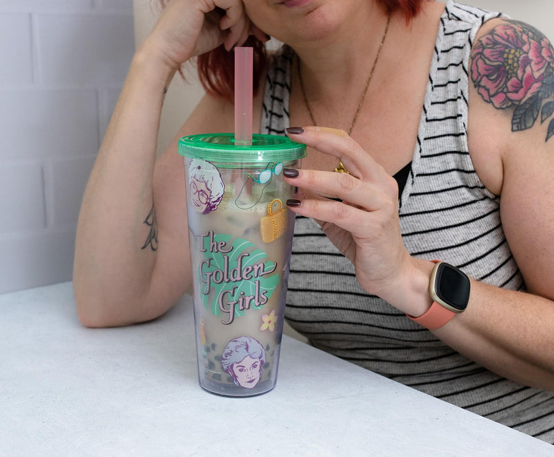 The Golden Girls Carnival Cup with Lid and Straw | 24 Ounces product image 6 of 7