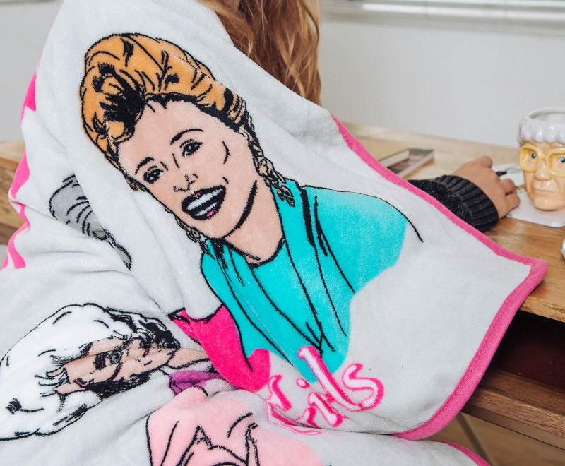 The Golden Girls "Live Like" Micro Plush Throw Blanket | 45 x 60 Inches product image 4 of 7