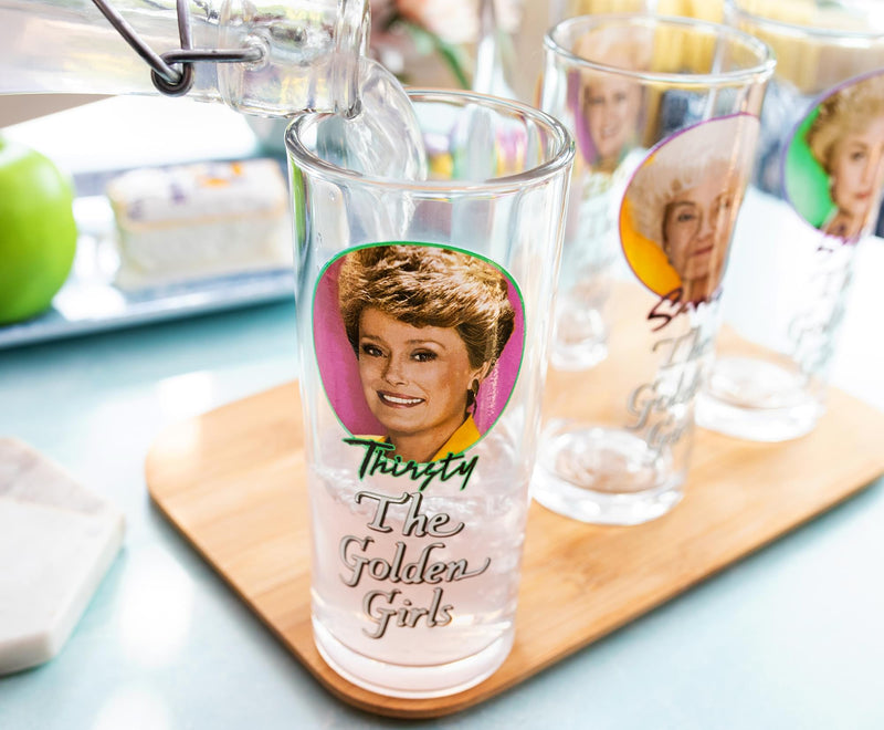 The Golden Girls Frames Logo 10-Ounce Tumbler Glasses | Set of 4 product image 6 of 10