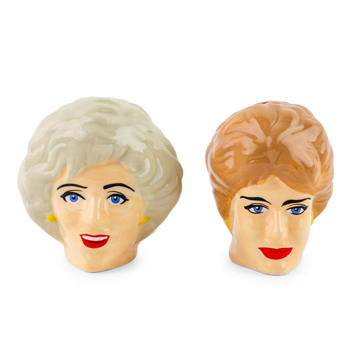 The Golden Girls - Rose and Blanche Ceramic Salt and Pepper Shakers | Set of 2