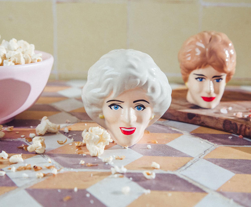The Golden Girls - Rose and Blanche Ceramic Salt and Pepper Shakers | Set of 2