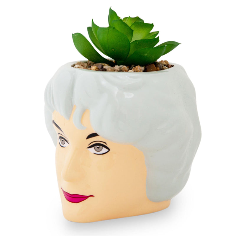 The Golden Girls Dorothy 3-Inch Ceramic Mini Planter With Artificial Succulent product image 2 of 6