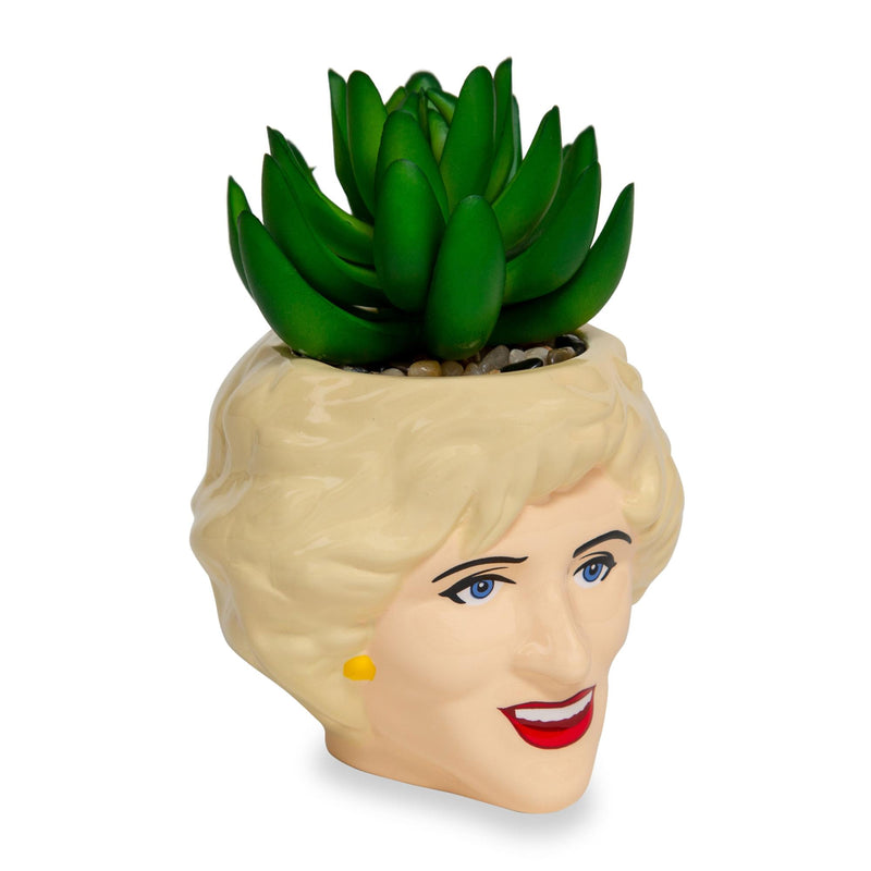 The Golden Girls Rose 3-Inch Ceramic Mini Planter With Artificial Succulent product image 2 of 9