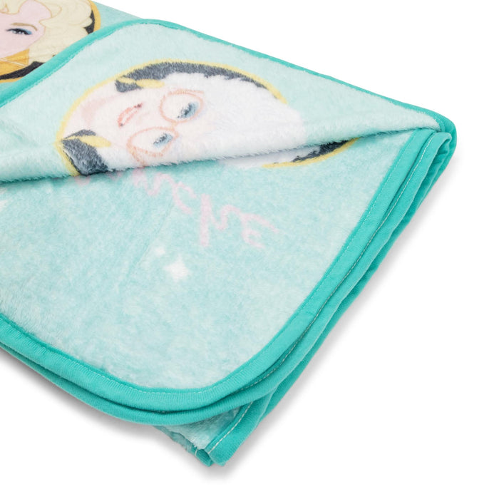 The Golden Girls Character Faces Fleece Throw Blanket | 45 x 60 Inches