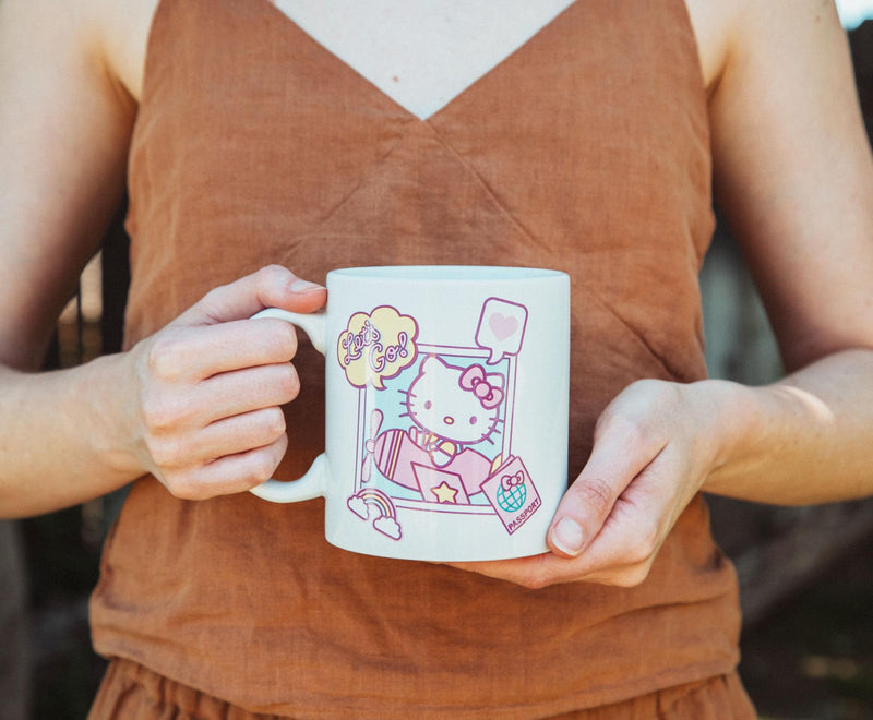 Sanrio Hello Kitty "Let's Go" Travel Destination Ceramic Mug | Holds 20 Ounces product image 8 of 8