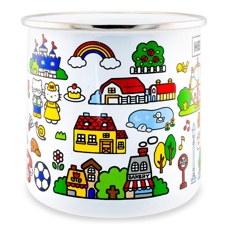 Sanrio Hello Kitty Destination Town Enamel Camper Mug | Holds 21 Ounces product image 2 of 9