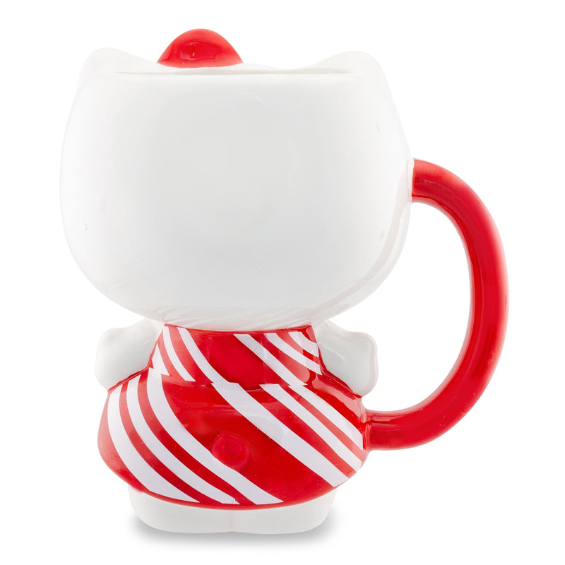 Sanrio Hello Kitty Candy Cane Dress 3D Sculpted Ceramic Mug | Holds 20 Ounces product image 2 of 9