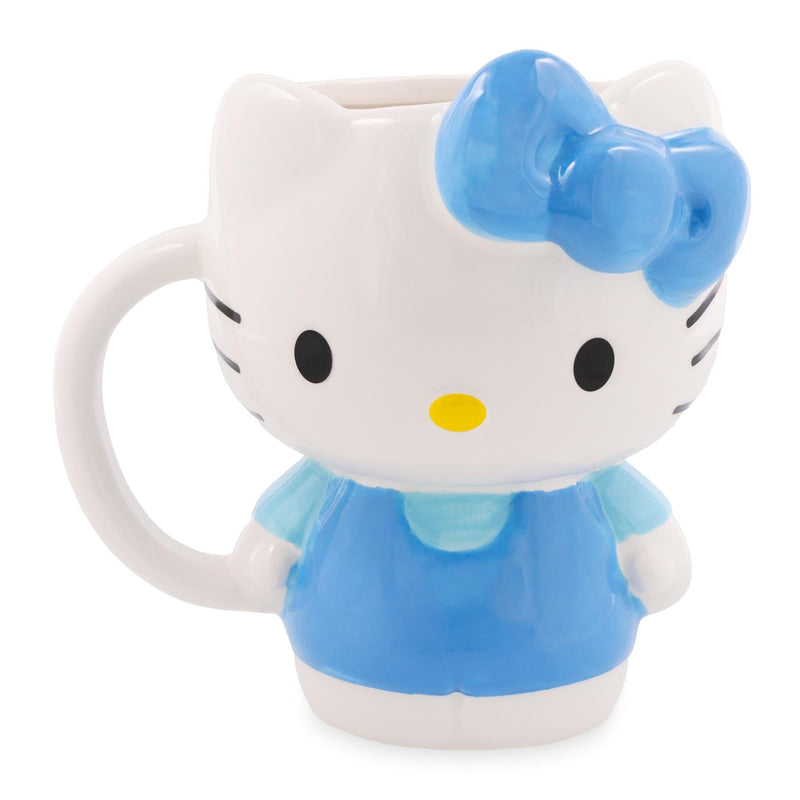 Sanrio Hello Kitty Blue Sculpted Ceramic Mug | Holds 20 Ounces product image 1 of 7