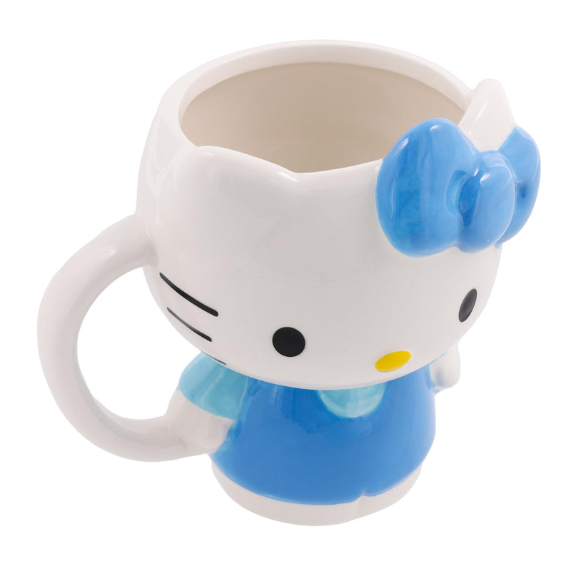 Sanrio Hello Kitty Blue Sculpted Ceramic Mug | Holds 20 Ounces product image 3 of 7