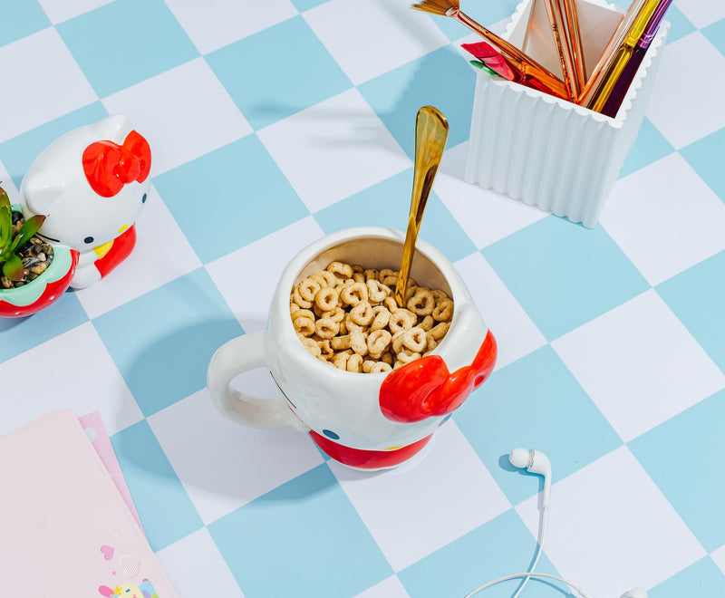 Sanrio Hello Kitty Red Dress Sculpted Ceramic Mug | Holds 20 Ounces product image 10 of 10