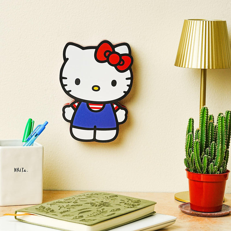 Sanrio Hello Kitty Classic Die-Cut Wooden Wall Art Sign | 8 x 6 Inches product image 6 of 8