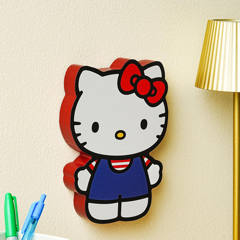 Sanrio Hello Kitty Classic Die-Cut Wooden Wall Art Sign | 8 x 6 Inches product image 7 of 8