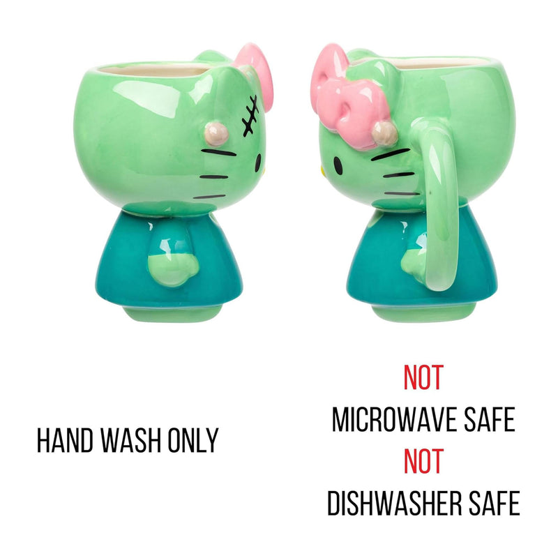 Sanrio Hello Kitty Frankenstein Costume 20 Ounce 3D Sculpted Ceramic Mug product image 4 of 6
