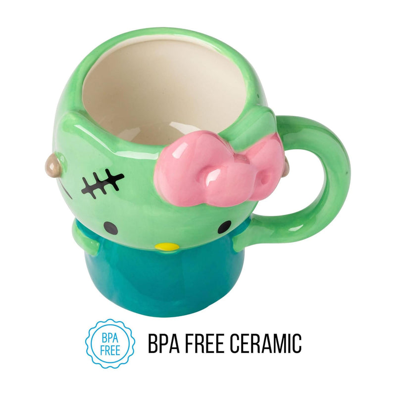 Sanrio Hello Kitty Frankenstein Costume 20 Ounce 3D Sculpted Ceramic Mug product image 5 of 6