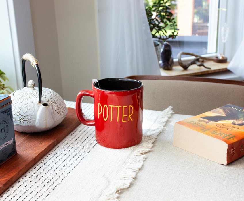 Harry Potter - Wax Resist Ceramic Pottery Mug | Holds 25 Ounces
