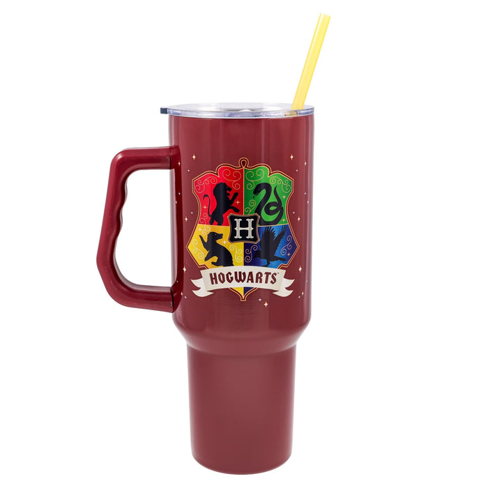 Harry Potter Hogwarts 40-Ounce Stainless Steel Tumbler With Handle