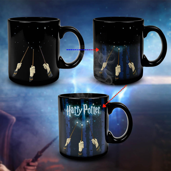 Harry Potter - Wands Heat-Reveal Mug | Holds 20 Ounces