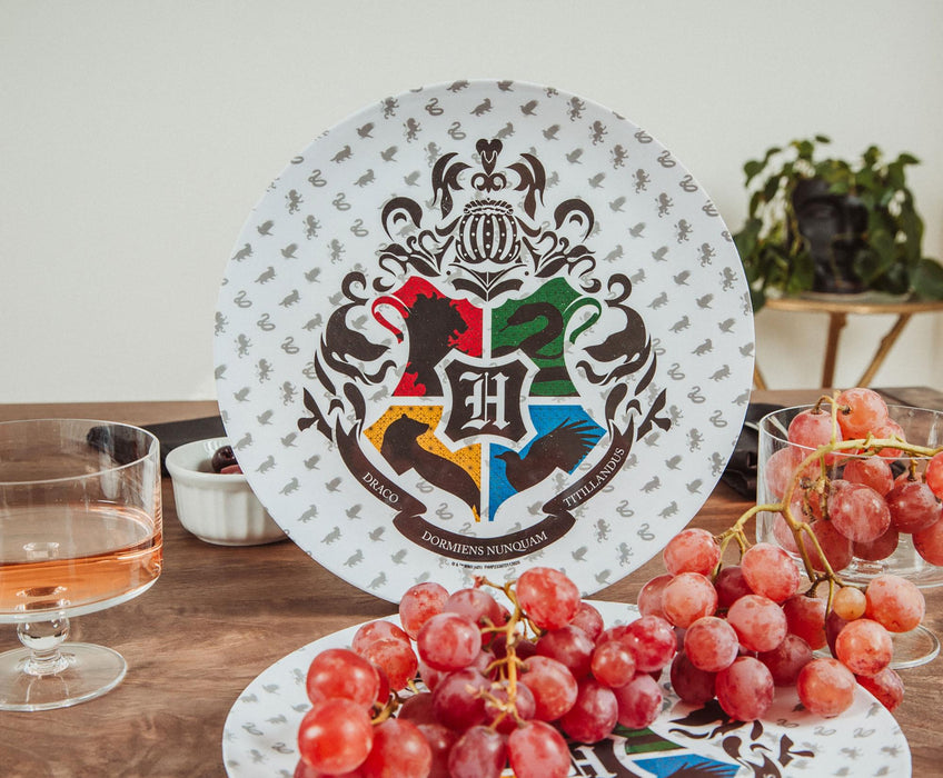 Harry Potter - Hogwarts Crest 10-Inch Melamine Dinner Plates | Set of 4
