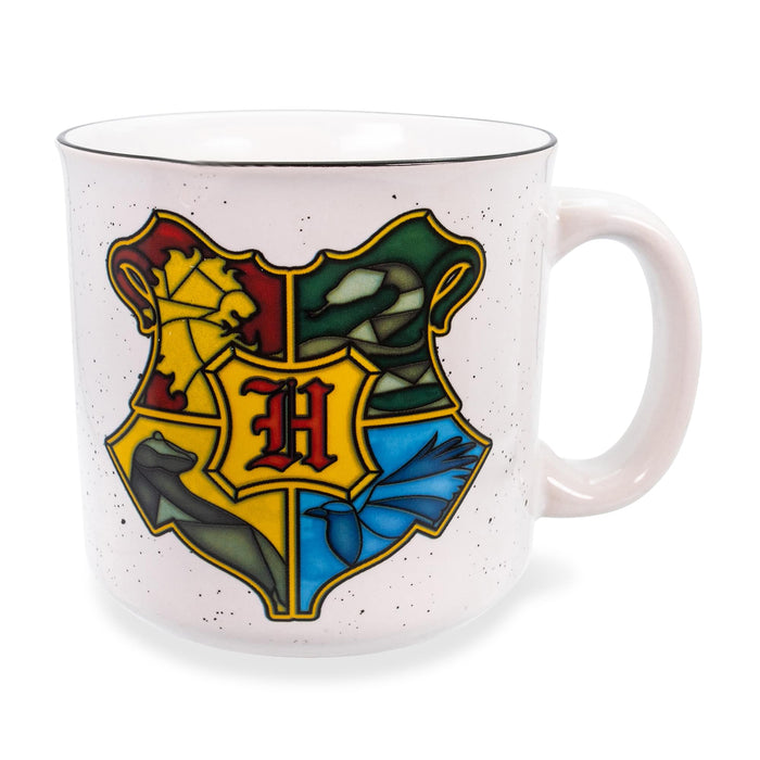 Harry Potter - Hogwarts Logo Ceramic Camper Mug | 20 Ounces