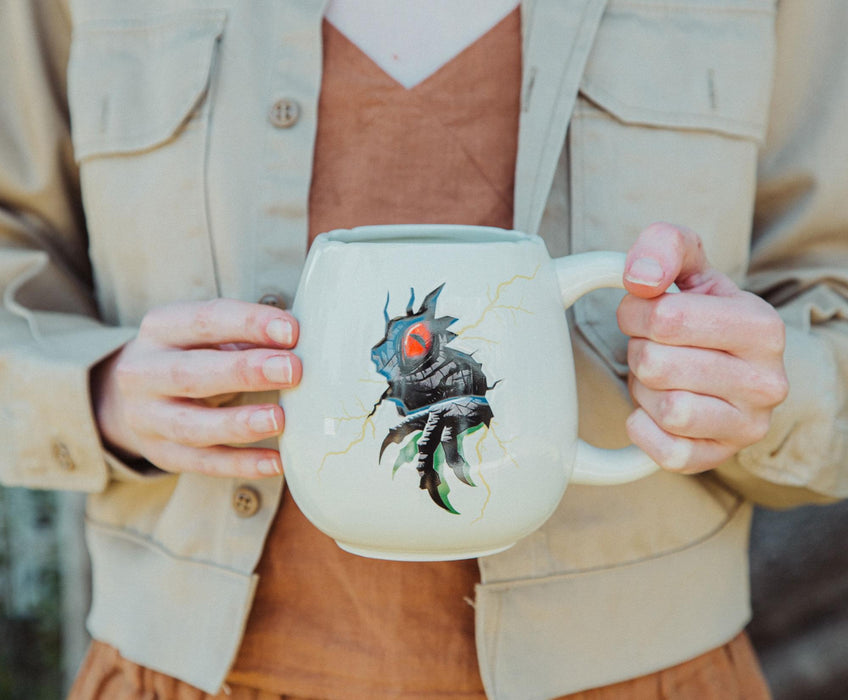Jurassic Park - Raptor Hatching Sculpted Ceramic Mug | Holds 20 Ounces