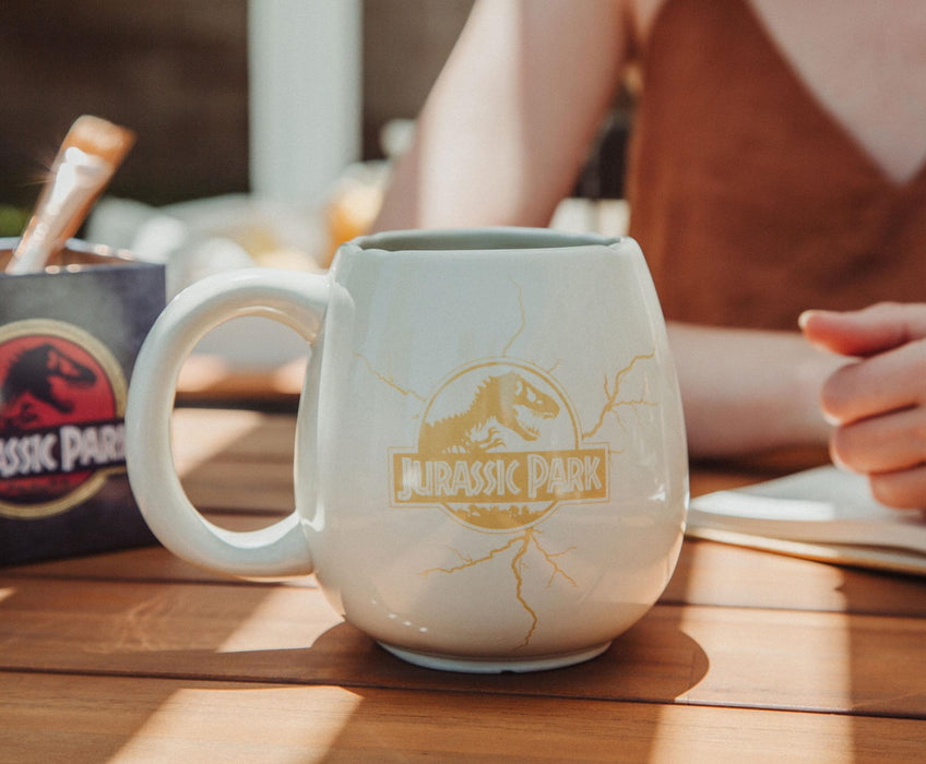 Jurassic Park - Raptor Hatching Sculpted Ceramic Mug | Holds 20 Ounces