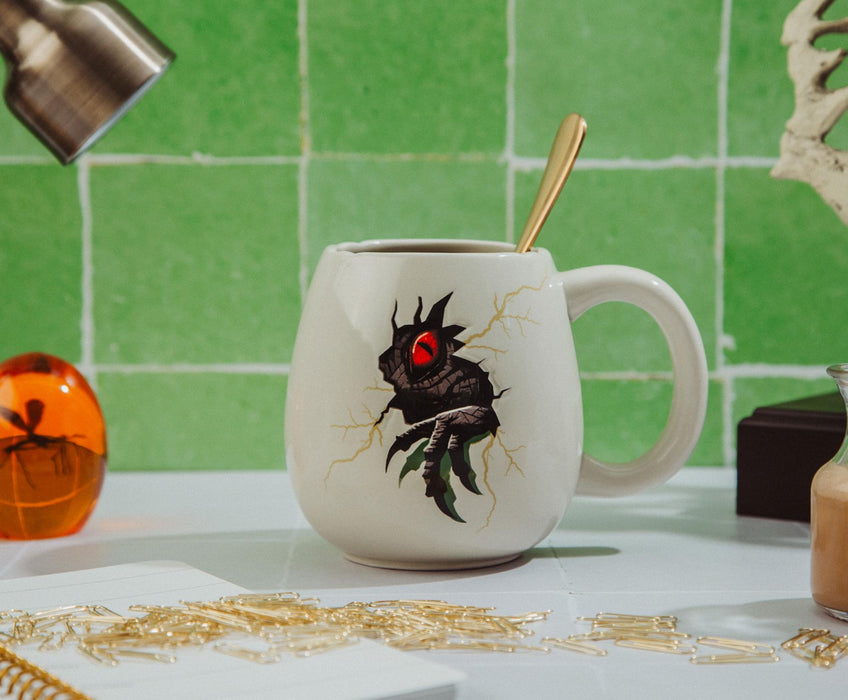 Jurassic Park - Raptor Hatching Sculpted Ceramic Mug | Holds 20 Ounces