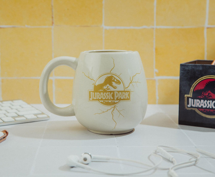 Jurassic Park - Raptor Hatching Sculpted Ceramic Mug | Holds 20 Ounces