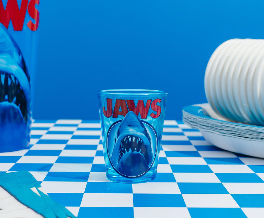 Jaws - Movie Poster Logo Shot Glass | Holds 2 Ounces
