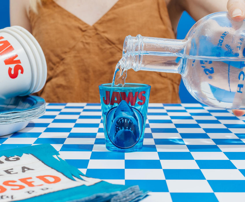 Jaws - Movie Poster Logo Shot Glass | Holds 2 Ounces